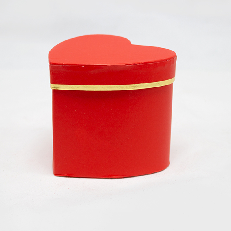 Flower Box Coração mini 9cm Vermelha